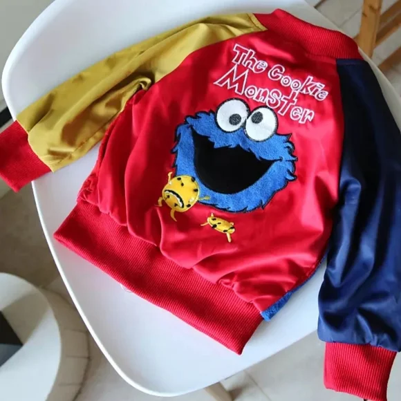 Elmo & Cookie Monster Jackets: - Picture 2 of 2